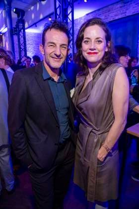 Hans Werner Meyer and Anja Knauer as guests at the party at the ARD Blue Hour 2026 at the Berlinale 2026 at Hotel Telegraphenamt on Friday February 13, 2026 in Berlin Berlin Germany