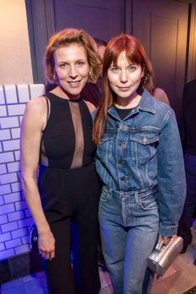 Franziska Weisz and Nora von Waldstaetten as guests at the party at the ARD Blue Hour 2026 at the Berlinale 2026 at Hotel Telegraphenamt on Friday February 13, 2026 in Berlin Berlin Germany