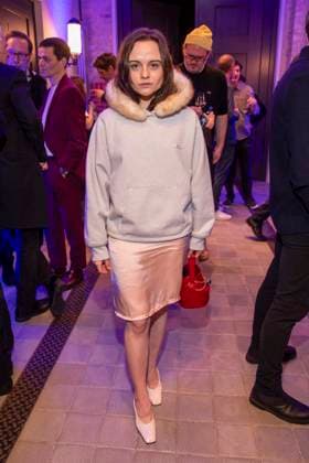 Lena Urzendowsky as a guest at the party at the ARD Blue Hour 2026 at the Berlinale 2026 at the Hotel Telegraphenamt on Friday February 13, 2026 in Berlin Berlin Germany