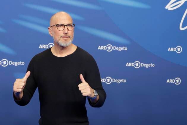 Benno Fuehrmann at the ARD BLUE HOUR 2026, Party for the 76th Berlin International Film Festival, Berlinale, at the Telegraphenamt in Berlin, Red Carpet,