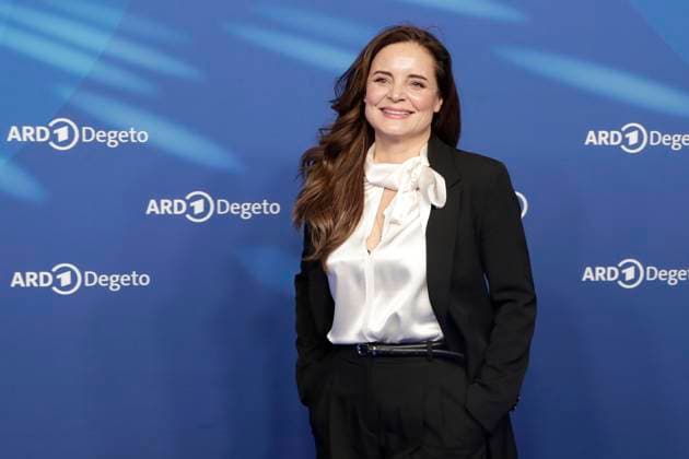 Elisabeth Lanz, at the ARD BLUE HOUR 2026, Party for the 76th Berlin International Film Festival, Berlinale, at the Telegraphenamt in Berlin, Red Carpet,