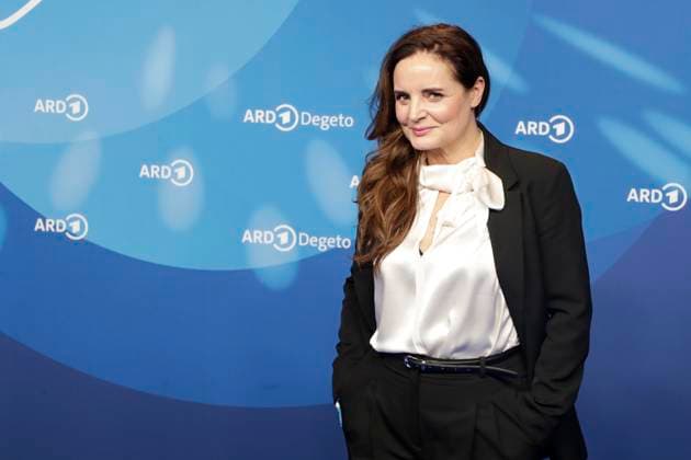 Elisabeth Lanz, at the ARD BLUE HOUR 2026, Party for the 76th Berlin International Film Festival, Berlinale, at the Telegraphenamt in Berlin, Red Carpet,