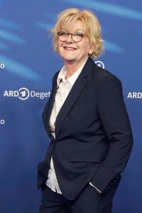 Saskia Vester, at the ARD BLUE HOUR 2026, Party for the 76th Berlin International Film Festival, Berlinale, at the Telegraphenamt in Berlin, Red Carpet,