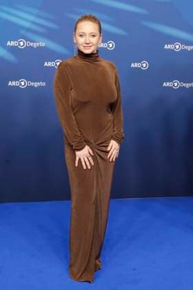 Anna Maria Mühe, at the ARD BLUE HOUR 2026, Party for the 76th Berlin International Film Festival, Berlinale, at the Telegraphenamt in Berlin, Red Carpet,