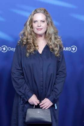 Diana Amft, at the ARD BLUE HOUR 2026, Party for the 76th Berlin International Film Festival, Berlinale, at the Telegraphenamt in Berlin, Red Carpet,