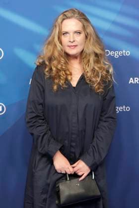 Diana Amft, at the ARD BLUE HOUR 2026, Party for the 76th Berlin International Film Festival, Berlinale, at the Telegraphenamt in Berlin, Red Carpet,