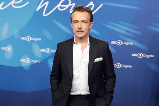 Lucas Gregorowicz, at the ARD BLUE HOUR 2026, Party for the 76th Berlin International Film Festival, Berlinale, at the Telegraphenamt in Berlin, Red Carpet,
