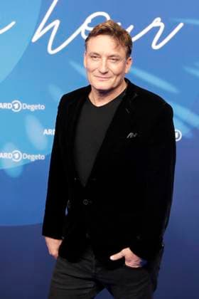 Oliver Masucci, at the ARD BLUE HOUR 2026, Party for the 76th Berlin International Film Festival, Berlinale, at the Telegraphenamt in Berlin, Red Carpet,