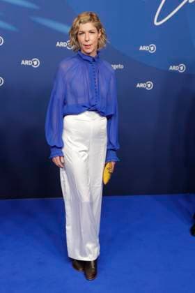 Brigitte Zeh, at the ARD BLUE HOUR 2026, Party for the 76th Berlin International Film Festival, Berlinale, at the Telegraphenamt in Berlin, Red Carpet,