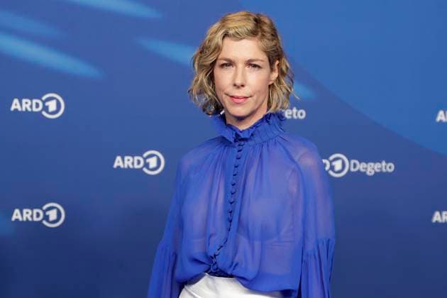 Brigitte Zeh, at the ARD BLUE HOUR 2026, Party for the 76th Berlin International Film Festival, Berlinale, at the Telegraphenamt in Berlin, Red Carpet,