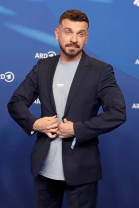 Edin Hasanovic, at the ARD BLUE HOUR 2026, Party for the 76th Berlin International Film Festival, Berlinale, at the Telegraphenamt in Berlin, Red Carpet,