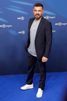 Edin Hasanovic, at the ARD BLUE HOUR 2026, Party for the 76th Berlin International Film Festival, Berlinale, at the Telegraphenamt in Berlin, Red Carpet,