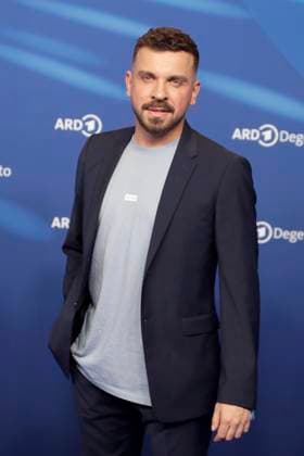 Edin Hasanovic, at the ARD BLUE HOUR 2026, Party for the 76th Berlin International Film Festival, Berlinale, at the Telegraphenamt in Berlin, Red Carpet,