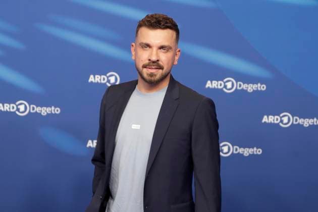 Edin Hasanovic, at the ARD BLUE HOUR 2026, Party for the 76th Berlin International Film Festival, Berlinale, at the Telegraphenamt in Berlin, Red Carpet,