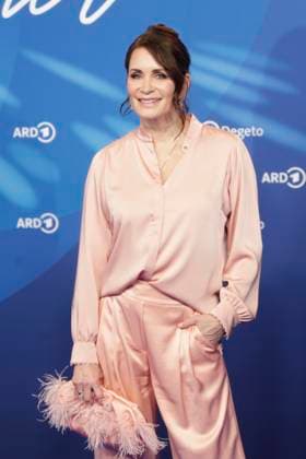 Anja Kling, at the ARD BLUE HOUR 2026, Party for the 76th Berlin International Film Festival, Berlinale, at the Telegraphenamt in Berlin, Red Carpet,