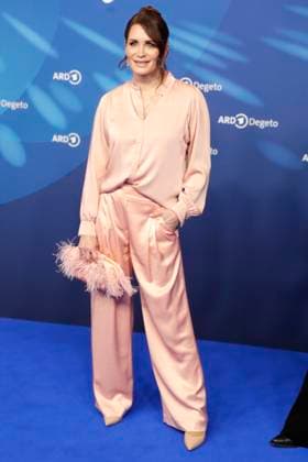 Anja Kling, at the ARD BLUE HOUR 2026, Party for the 76th Berlin International Film Festival, Berlinale, at the Telegraphenamt in Berlin, Red Carpet,