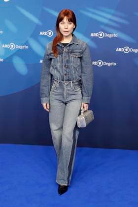 Nora von Waldstetten, at the ARD BLUE HOUR 2026, party for the 76th Berlin International Film Festival, Berlinale, at the Telegraphenamt in Berlin, red carpet,