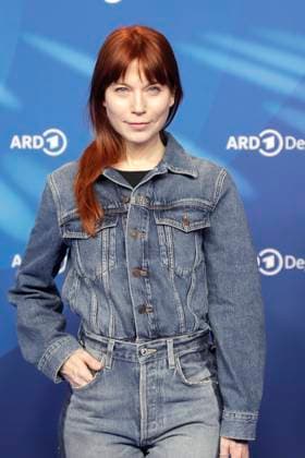 Nora von Waldstetten, at the ARD BLUE HOUR 2026, party for the 76th Berlin International Film Festival, Berlinale, at the Telegraphenamt in Berlin, red carpet,