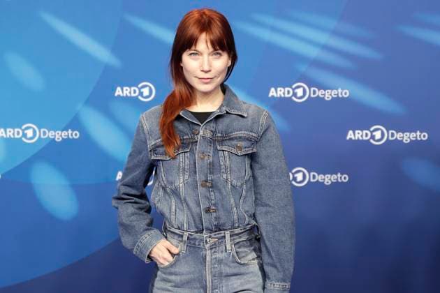 Nora von Waldstetten, at the ARD BLUE HOUR 2026, party for the 76th Berlin International Film Festival, Berlinale, at the Telegraphenamt in Berlin, red carpet,