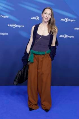 Katharina Schuettler, at the ARD BLUE HOUR 2026, Party for the 76th Berlin International Film Festival, Berlinale, at the Telegraphenamt in Berlin, Red Carpet,