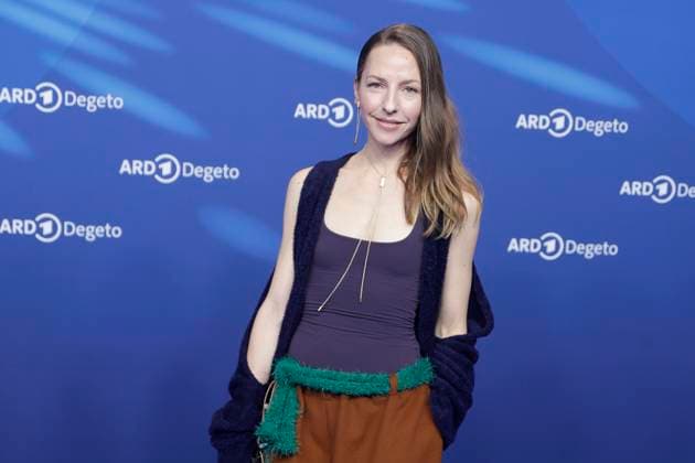 Katharina Schuettler, at the ARD BLUE HOUR 2026, Party for the 76th Berlin International Film Festival, Berlinale, at the Telegraphenamt in Berlin, Red Carpet,