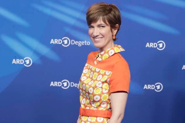 Isabel Horn, at the ARD BLUE HOUR 2026, Party for the 76th Berlin International Film Festival, Berlinale, at the Telegraphenamt in Berlin, Red Carpet,