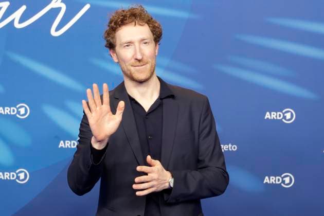 Louis Klamroth, at the ARD BLUE HOUR 2026, Party for the 76th Berlin International Film Festival, Berlinale, at the Telegraphenamt in Berlin, Red Carpet,