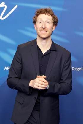 Louis Klamroth, at the ARD BLUE HOUR 2026, Party for the 76th Berlin International Film Festival, Berlinale, at the Telegraphenamt in Berlin, Red Carpet,
