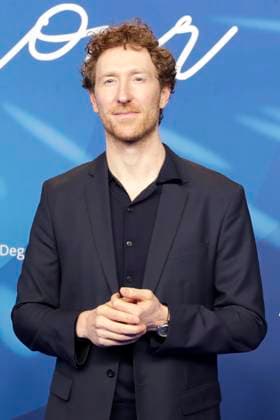 Louis Klamroth, at the ARD BLUE HOUR 2026, Party for the 76th Berlin International Film Festival, Berlinale, at the Telegraphenamt in Berlin, Red Carpet,