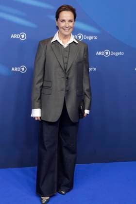 Desiree Nosbusch, at the ARD BLUE HOUR 2026, Party for the 76th Berlin International Film Festival, Berlinale, at the Telegraphenamt in Berlin, Red Carpet,