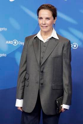 Desiree Nosbusch, at the ARD BLUE HOUR 2026, Party for the 76th Berlin International Film Festival, Berlinale, at the Telegraphenamt in Berlin, Red Carpet,