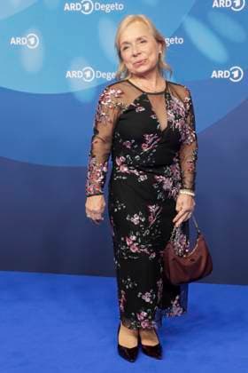 Christine Urspruch, at the ARD BLUE HOUR 2026, Party for the 76th Berlin International Film Festival, Berlinale, at the Telegraphenamt in Berlin, Red Carpet,