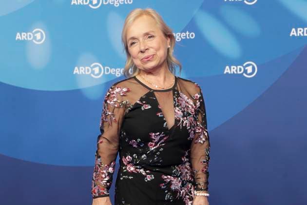 Christine Urspruch, at the ARD BLUE HOUR 2026, Party for the 76th Berlin International Film Festival, Berlinale, at the Telegraphenamt in Berlin, Red Carpet,