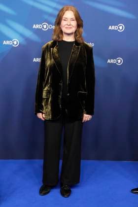 Lina Wendel, at the ARD BLUE HOUR 2026, Party for the 76th Berlin International Film Festival, Berlinale, at the Telegraphenamt in Berlin, Red Carpet,