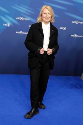 Maren Kroymann, at the ARD BLUE HOUR 2026, Party for the 76th Berlin International Film Festival, Berlinale, at the Telegraphenamt in Berlin, Red Carpet,