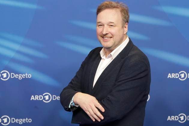 Steffen Grossmann, at the ARD BLUE HOUR 2026, party for the 76th Berlin International Film Festival, Berlinale, at the Telegraphenamt in Berlin, red carpet,