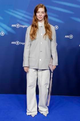 Pheline Roggan, at the ARD BLUE HOUR 2026, Party for the 76th Berlin International Film Festival, Berlinale, at the Telegraphenamt in Berlin, Red Carpet,
