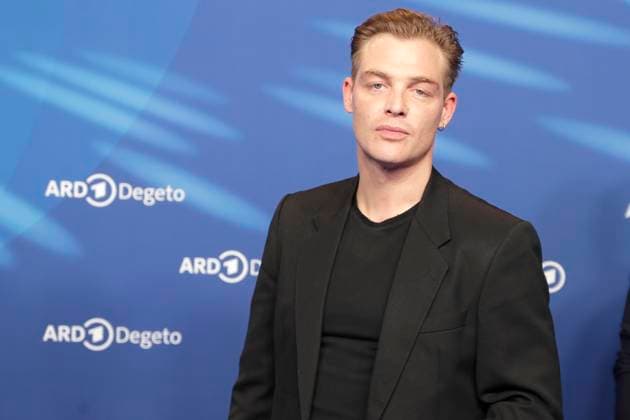 David Schütter, at the ARD BLUE HOUR 2026, Party for the 76th Berlin International Film Festival, Berlinale, at the Telegraphenamt in Berlin, Red Carpet,