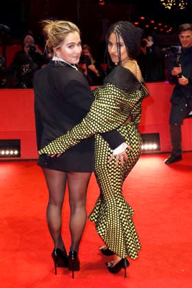 Haley Lu Richardson and Zazie Beetz at the photocall for the feature film Good Luck, Have Fun, Don t Die at the Berlinale 2026 76 Berlin International Film Festival on the Red Carpet of the Berlinale Palast Berlin, 13 02 2026 Foto:xC.xTamckex xFuturexImagex fun_6227