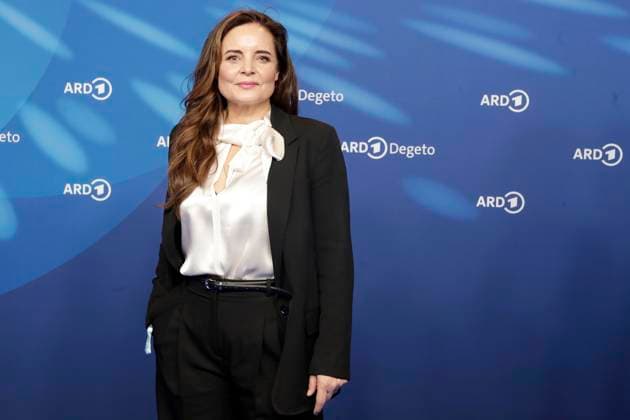 Eliasbeth Lanz, at the ARD BLUE HOUR 2026, Party for the 76th Berlin International Film Festival, Berlinale, at the Telegraphenamt in Berlin, Red Carpet,