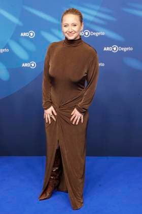 Anna Maria Mühe, at the ARD BLUE HOUR 2026, Party for the 76th Berlin International Film Festival, Berlinale, at the Telegraphenamt in Berlin, Red Carpet,
