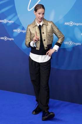 Lisa Bitter, at the ARD BLUE HOUR 2026, Party for the 76th Berlin International Film Festival, Berlinale, at the Telegraphenamt in Berlin, Red Carpet,