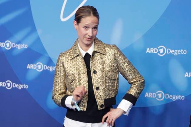 Lisa Bitter, at the ARD BLUE HOUR 2026, Party for the 76th Berlin International Film Festival, Berlinale, at the Telegraphenamt in Berlin, Red Carpet,