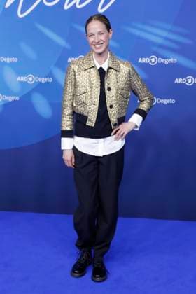 Lisa Bitter, at the ARD BLUE HOUR 2026, Party for the 76th Berlin International Film Festival, Berlinale, at the Telegraphenamt in Berlin, Red Carpet,