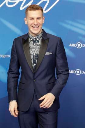 Lucas Sauer, at the ARD BLUE HOUR 2026, party for the 76th Berlin International Film Festival, Berlinale, at the Telegraphenamt in Berlin, red carpet,