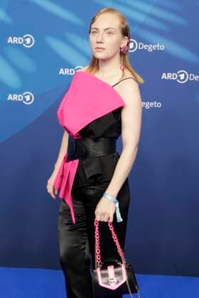 Elisa Schlott, at the ARD BLUE HOUR 2026, Party for the 76th Berlin International Film Festival, Berlinale, at the Telegraphenamt in Berlin, Red Carpet,