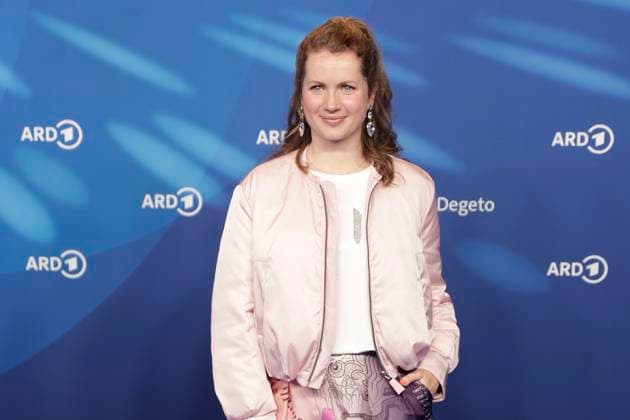 Cornelia Groeschel, at the ARD BLUE HOUR 2026, Party for the 76th Berlin International Film Festival, Berlinale, at the Telegraphenamt in Berlin, Red Carpet,