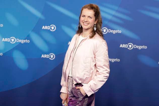 Cornelia Groeschel, at the ARD BLUE HOUR 2026, Party for the 76th Berlin International Film Festival, Berlinale, at the Telegraphenamt in Berlin, Red Carpet,
