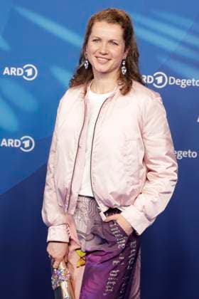 Cornelia Groeschel, at the ARD BLUE HOUR 2026, Party for the 76th Berlin International Film Festival, Berlinale, at the Telegraphenamt in Berlin, Red Carpet,