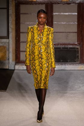 Sergio Hudson - Runway - February 2026 New York Fashion Week (NEW) Sergio Hudson - Runway - February 2026 New York Fashion Week. February 13, 2026, New York, New York, USA: A model walks the runway for the Sergio Hudson fashion show during the New York Fashion Week at the New York Public Library on February 13, 2026 in New York City. (Credit: M10s TheNews2) (Foto: M10s Thenews2 imago images) Sergio Hudson - Runway - February 2026 New York Fashion Week  Copyright: xRonxAdarx